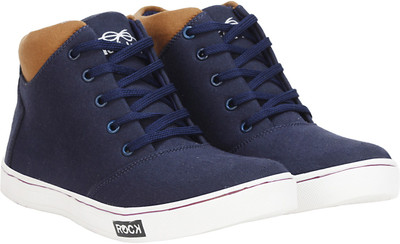 

Knot n Lace Target Canvas Shoes For Men(Navy, Tan