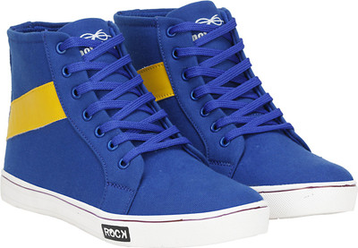

Knot n Lace Target High Tops For Men(Blue, Yellow