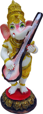 

FABZONE Antique Finish Lord Ganesha Statue Hindu Dev Ganpati and Siddhivinayak God Sculputer Handicraft Idol Diwali Decorative Spiritual Puja Vastu Showpiece Figurine - Religious Pooja Gift Item & Murti for Mandir / Temple / Home / Office Decorative Showp