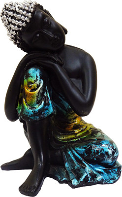 

FABZONE Antique Finish Lord Buddha Statue God Gautam Buddh Sculputer Handicraft Idol Diwali Decorative Spiritual Puja Vastu Showpiece Figurine - Religious Pooja Gift Item & Murti for Mandir / Temple / Home / Office Decorative Showpiece - 19 cm(Polyresin, 