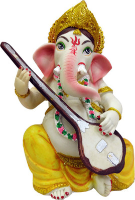 

FABZONE Antique Finish Lord Ganesha Statue Hindu Dev Ganpati and Siddhivinayak God Sculputer Handicraft Idol Diwali Decorative Spiritual Puja Vastu Showpiece Figurine - Religious Pooja Gift Item & Murti for Mandir / Temple / Home / Office Decorative Showp