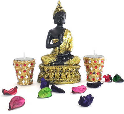 

LOF BS0627 Decorative Showpiece - 16 cm(Porcelain, Multicolor)