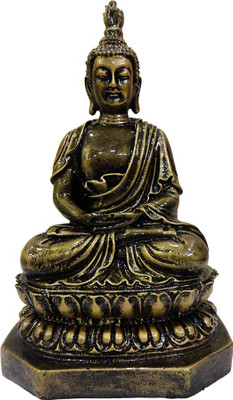 

FABZONE Antique Finish Lord Buddha Statue God Gautam Buddh Sculputer Handicraft Idol Diwali Decorative Spiritual Puja Vastu Showpiece Figurine - Religious Pooja Gift Item & Murti for Mandir / Temple / Home / Office Decorative Showpiece - 27 cm(Polyresin, 
