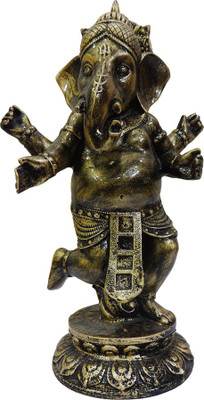 

FABZONE Antique Finish Lord Ganesha Statue Hindu Dev Ganpati and Siddhivinayak God Sculputer Handicraft Idol Diwali Decorative Spiritual Puja Vastu Showpiece Figurine - Religious Pooja Gift Item & Murti for Mandir / Temple / Home / Office Decorative Showp
