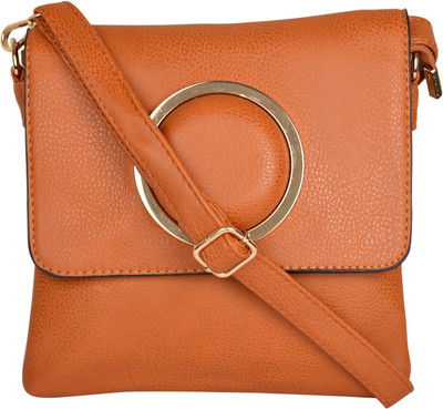

Bagberry Women Casual Brown PU Sling Bag