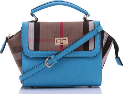 

Omnesta Women Casual Blue PU Sling Bag