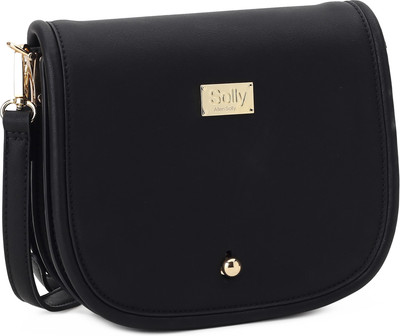

Allen Solly Women Casual Black PU Sling Bag