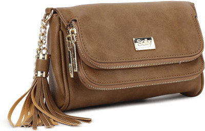 

Allen Solly Women Casual Brown PU Sling Bag