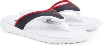 

Puma Lycus Slippers, White-high risk red-peacoat