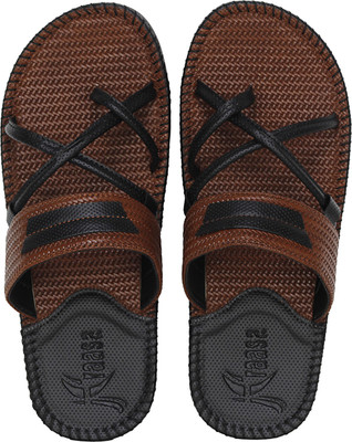 

Kraasa Slippers, Tan::black