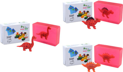 

Happy Baby Luxurious Kids Soap With Toy Pink-(Pack Of 3)(300 g, Pack of 3)