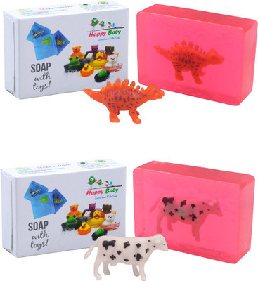 

Happy Baby Luxurious Kids Soap With Toy Pink-(Pack Of 2)(200 g, Pack of 2)
