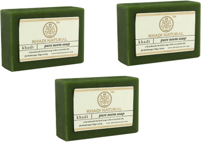 

Khadi Natural Pure Neem Soap Pack of 3(375 g)