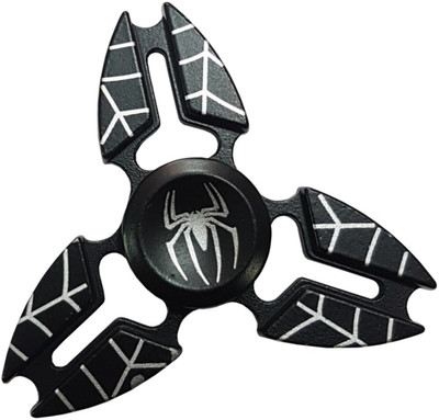 S.Blaze 3 Arm Metal Black Spiderman FIdget Spinner(Black)