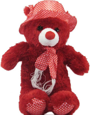 Aparnas Cute looking teddybear red stuffed soft plush toy for kids love girl - 36 inch(Red)