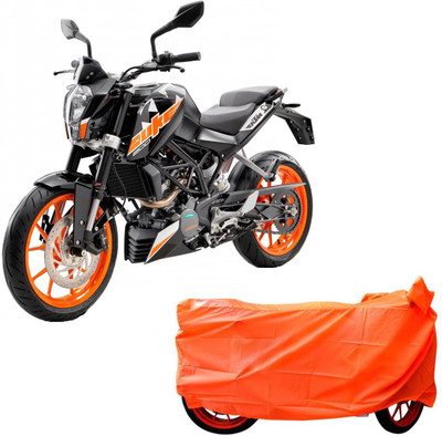 

Whitefox Two Wheeler Cover for KTM(Duke 200, Orange)