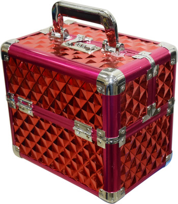 

Pride Star Diamond to store cosmetic itmes Vanity Box(Red)