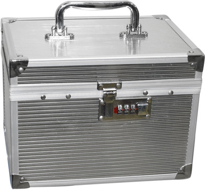 

Pride Star Elegant to store cosmetic itmes Vanity Box(Silver)