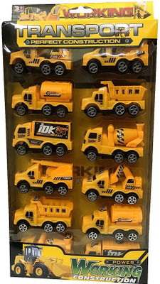 

PRESENTSALE 12 Different kind of Trucks Transport for the Perfect Working Constructions(Multicolor)