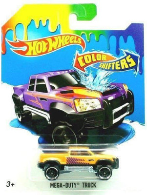 

Mattel Hot Wheels 1:64 Color Shifters Mega Duty Truck(Multicolor)