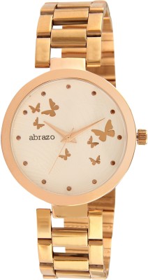 abrazo WT-LD-IN-GD-WH Analog Watch  - For Women   Watches  (abrazo)