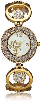 Ethnic and Style Latest Golden Diamond Bracelet Watch For Women Watch  - For Women   Watches  (Ethnic and Style)