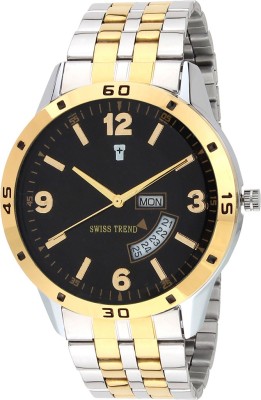 Swiss Trend ST2280 Classy Robust Day & Date Analog Watch  - For Men   Watches  (Swiss Trend)