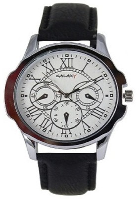 Galaxy GY0028WHTBLK Analog Watch  - For Men   Watches  (Galaxy)