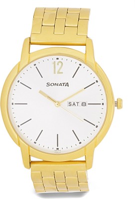 Sonata 77031YM06J Analog Watch  - For Men   Watches  (Sonata)