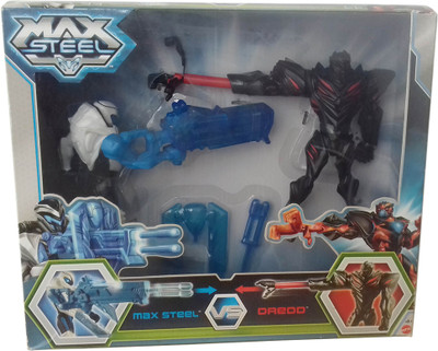 

kidoz kingdom MATTEL MAX STEEL VS DREDD FIGURE(Multicolor)