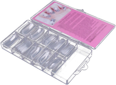 

sweetpea Fake Acrylic Natural Nail -(100 pcs) CLEAR(Pack of 100)