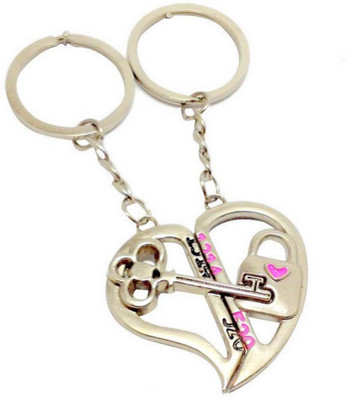 

MGP Fashion Love Heart Couple Gift Key Chain (86) Key Chain(Multicolor)