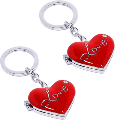 

MGP Fashion Love Heart Couple Metal Gift Key Chain Combo No.99 Key Chain(Multicolor)