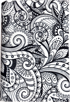 

Papyra Arts A5 Diary(Eco Friendly, White, Black), Black;white