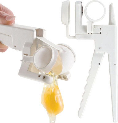 Nightstar Egg cracker opener plastic Plastic Egg Separator(White, Pack of 1) Nightstar Egg cracker opener plastic Plastic Egg Separator(White, Pack of 1)