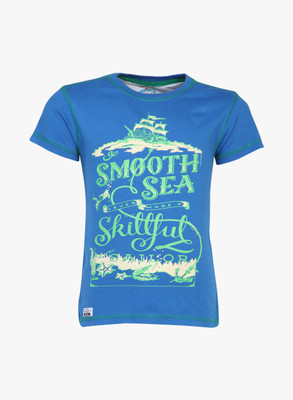 40% OFF on NautiNati Boys Self Design Cotton T Shirt(Blue, Pack of 1) 40% OFF on NautiNati Boys Self Design Cotton T Shirt(Blue, Pack of 1)