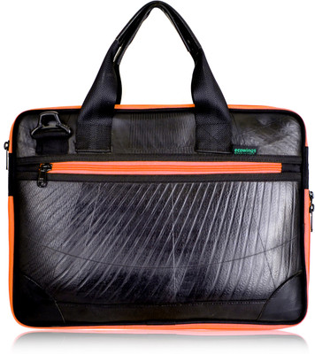 

Ecowings 15 inch Expandable Laptop Messenger Bag(Black)