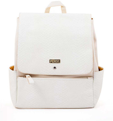 

PERSE 12 inch Laptop Backpack(White)