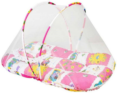 Fly Kids Cotton Adults Perfect Cotton Mosquito Net(Multicolor)