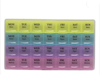 

K kudos Enterprise 7day 1 Week Storage Medicine Pill Box(Multicolor)