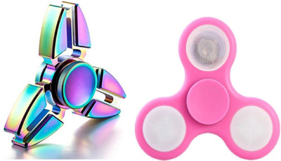 

Krypton I Love You Led Light Multi Functions And galaxy 3 WingsFidget Hand Spinner(Multicolor)