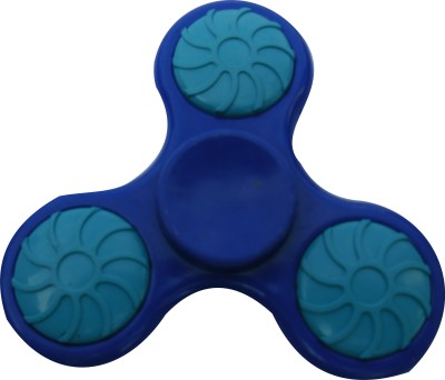 

S.Blaze 3 Arm Rounded Blue Fidget Spinner for Kids & Adults(Blue)