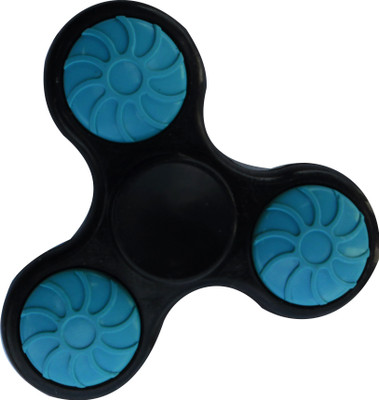 

S.Blaze 3 Arm Rounded Black Fidget Spinner for Kids & Adults(Black)