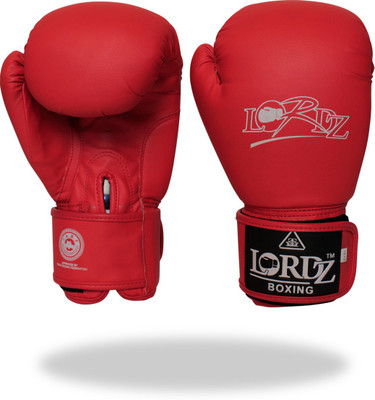 

Lordz Leather Competition Fight Boxing Gloves (XXL, Red, Blue), Blue;red