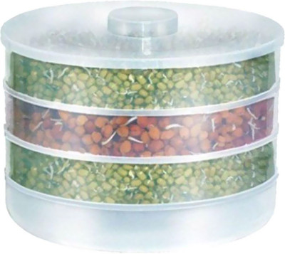 

handy Sprout Maker 3 Compartment kitchen storage Plastic Storage Pouch(Pack of 1)
