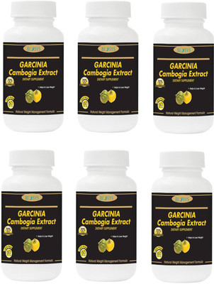 

BIOSYS Pure Garcinia Cambogia 70% HCA 800Mg 60 Veg Capsules 100% Natural & Pure Maximum Potency ( Pack of 6)(800 mg)