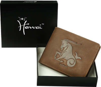

Hawai Men Tan Genuine Leather Wallet(8 Card Slots)