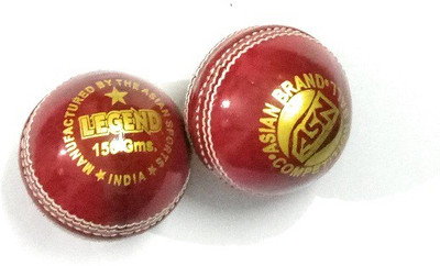 

ASN Legend 4 Part Balls Set Of 2 International Standards Cricket Leather Ball(Pack of 2, Maroon)