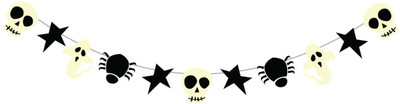 

PARTY PROPZ STRING BANNER PACK OF 1/HALLOWEEN PARTY DECORATION Banner(7 ft, Pack of 1)