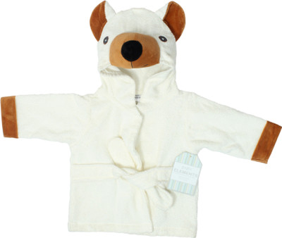 

Baby Elements Cream  Size Bath Robe(Hooded Bathrobe, For: Baby Boys & Baby Girls, Cream